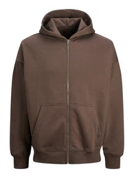 Sweatjacke 'JPRBLAHarvey' schoko