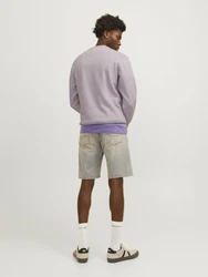 JACK & JONES Sweatshirt 'JORVesterbro' lavendel/weiß