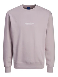 Sweatshirt 'JORVesterbro' lavendel / wei