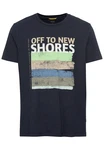 camel active T-Shirt beige/marine/mint/weiß
