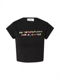 Tričko 'Fee' oranžová / červená / černá / bílá