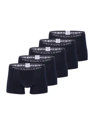 Polo Ralph Lauren Boxershorts Classic Trunk 5er Pack navy / wei
