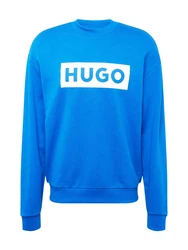 HUGO Sweatshirt 'Niero' royalblau/weiß