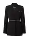 PATRIZIA PEPE Blazer  zlata / črna