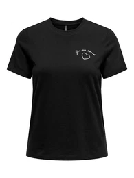 Tričko 'NEO' černá / bílá