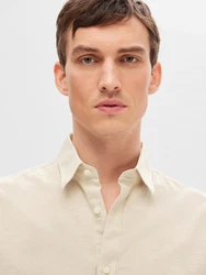 SELECTED HOMME Hemd beige