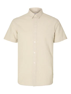 SELECTED HOMME Hemd beige