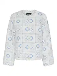 Přechodná bunda 'MARIA' námořnická modř / modrá džínovina / šedá / offwhite