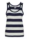 VERO MODA Top 'KAISA'  mornarsko plava / bijela