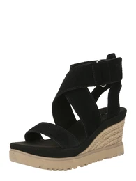 Sandale 'Ileana Ankle' brokat / crna