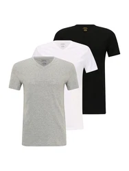 Polo Ralph Lauren V-Neck 3-Pack Undershirt Wei/Grau/Schwarz