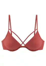 Bikini gornji dio hrđavo crvena