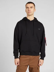 ALPHA INDUSTRIES Sweatshirt Essentials rot / schwarz / weiß