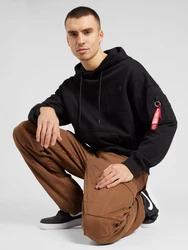 ALPHA INDUSTRIES Sweatshirt Essentials rot / schwarz / weiß
