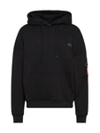 ALPHA INDUSTRIES Sweatshirt Essentials rot / schwarz / weiß