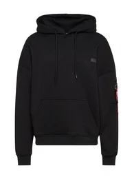 Sweatshirt 'Essentials' rot / schwarz / wei