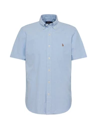 Hemd hellblau / braun