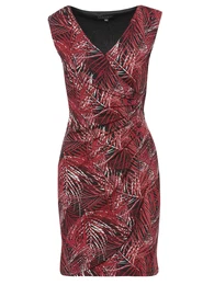 Koktejlové šaty červená / černá / bílá