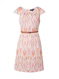Šaty béžová / oranžová / pink