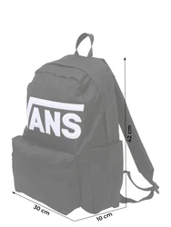 VANS Rucksack 'OLD SKOOL' DROP V schwarz/weiß