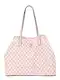 GUESS Shopper torba 'Vikky'  siva / roza / bijela