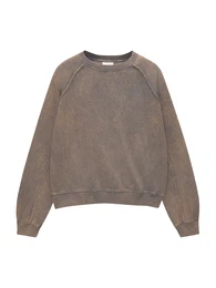 Sweater majica mornarsko plava / brokat