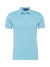 Poloshirt hellblau / lila