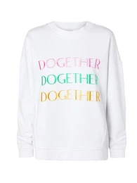 Mikina 'Ginger' žlutá / zelená / růžová / bílá