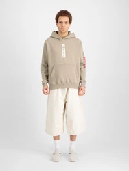ALPHA INDUSTRIES Sweatshirt sand/rot/weiß