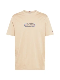 T-Shirt beige / navy / azur / rot