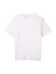 TOM TAILOR T-Shirt Poloshirt weiß