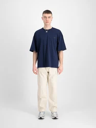 ALPHA INDUSTRIES T-Shirt 'Essentials' Marineblau