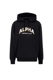 Sweatshirt 'College' orange / schwarz / wei