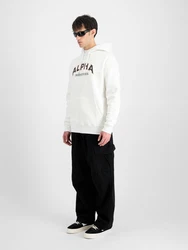 ALPHA INDUSTRIES Sweatshirt College orange/schwarz/weiß