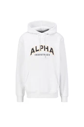 Sweatshirt 'College' orange / schwarz / wei