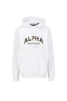 ALPHA INDUSTRIES Sweatshirt College orange/schwarz/weiß