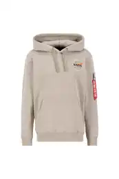 ALPHA INDUSTRIES Mikina 'NASA Orbit' oranžová / černá / bílá