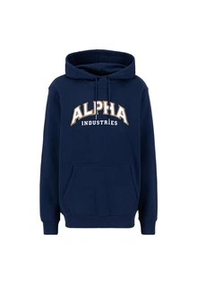 ALPHA INDUSTRIES Sweatshirt College marineblau / mandarine / weiß