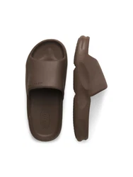 JACK & JONES Pantolette 'JFWSTATUS' dunkelbraun