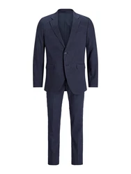 JACK & JONES Anzug JJ RIVIERA marineblau