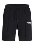 JACK & JONES Shorts 'JPSTKANE VESTERBRO' schwarz/weiß