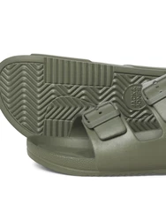JACK & JONES Pantolette 'JFWCroxton' dunkelgrn