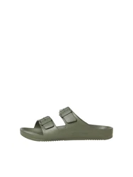 JACK & JONES Pantolette 'JFWCroxton' dunkelgrn