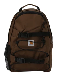 Rucksack 'Kickflip' karamell / dunkelbraun / schwarz / weiß