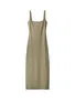 Khaki Midi Šaty image