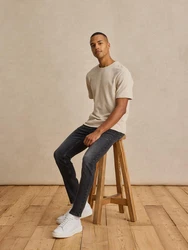 DAN FOX APPAREL Jeans 'Lian' grau