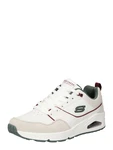 SKECHERS Sneaker 'UNO - RETRO ONE' greige/grün/dunkelrot/weiß