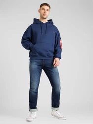 ALPHA INDUSTRIES Sweatshirt Essentials navy / cranberry / weiß