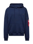 ALPHA INDUSTRIES Sweatshirt Essentials navy / cranberry / weiß