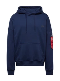 Sweatshirt 'Essentials' navy / cranberry / wei